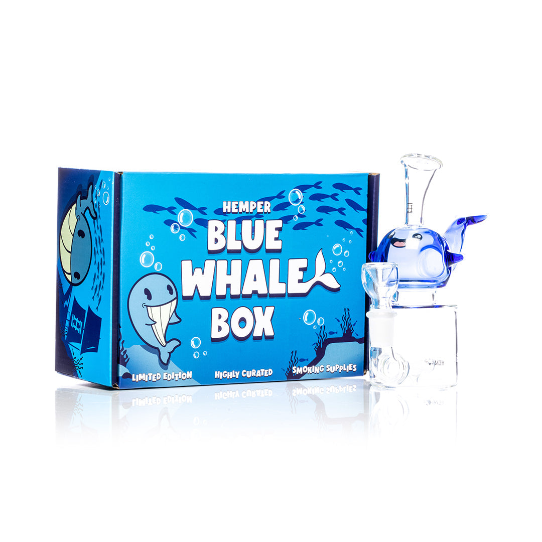 HEMPER - Blue Whale Bong 6.5" - Discreet Smoker