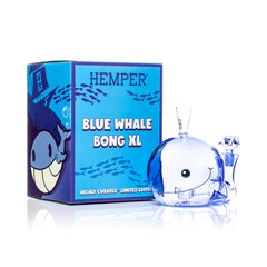 HEMPER- Blue Whale XL Bong 6.25" - Discreet Smoker