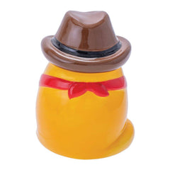 Fujima Meowdy Cat Cowboy Ceramic Stash Jar - 4.5" - Discreet Smoker