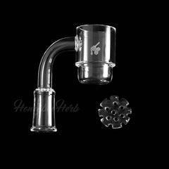 HONEY DISC DEEP DISH QUARTZ BANGER - 90° DEGREE | YL - Discreet Smoker