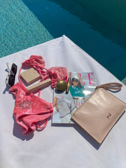 Stash It All Zipper Clutch - Pink - Discreet Smoker