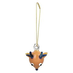 Santa's Secret Hangable Glass Christmas Ornament - 2.25" / Reindeer - Discreet Smoker