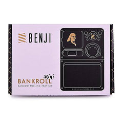Benji - Bankroll Mini Bamboo Tray Kit - Discreet Smoker