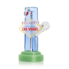Las Vegas Sign Glass Bong - Discreet Smoker