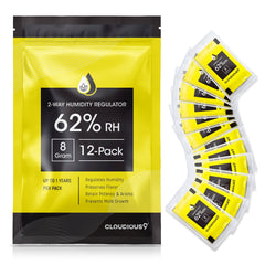 62% 2-Way Humidity Pack Regulator - 12 Count - Discreet Smoker