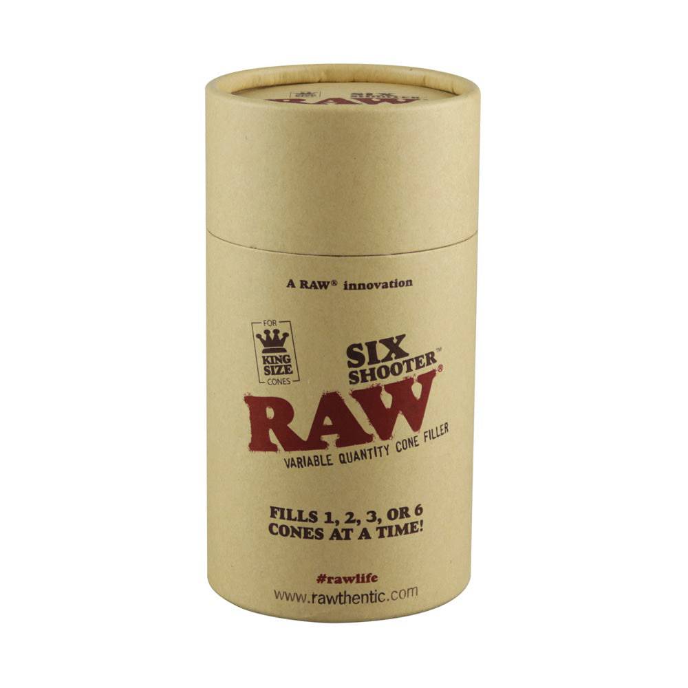 RAW Six Shooter Cone Filler - Discreet Smoker