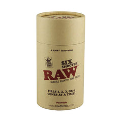 RAW Six Shooter Cone Filler - Discreet Smoker