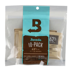 10PK - Boveda Humidity Control - 62% 8g - Discreet Smoker