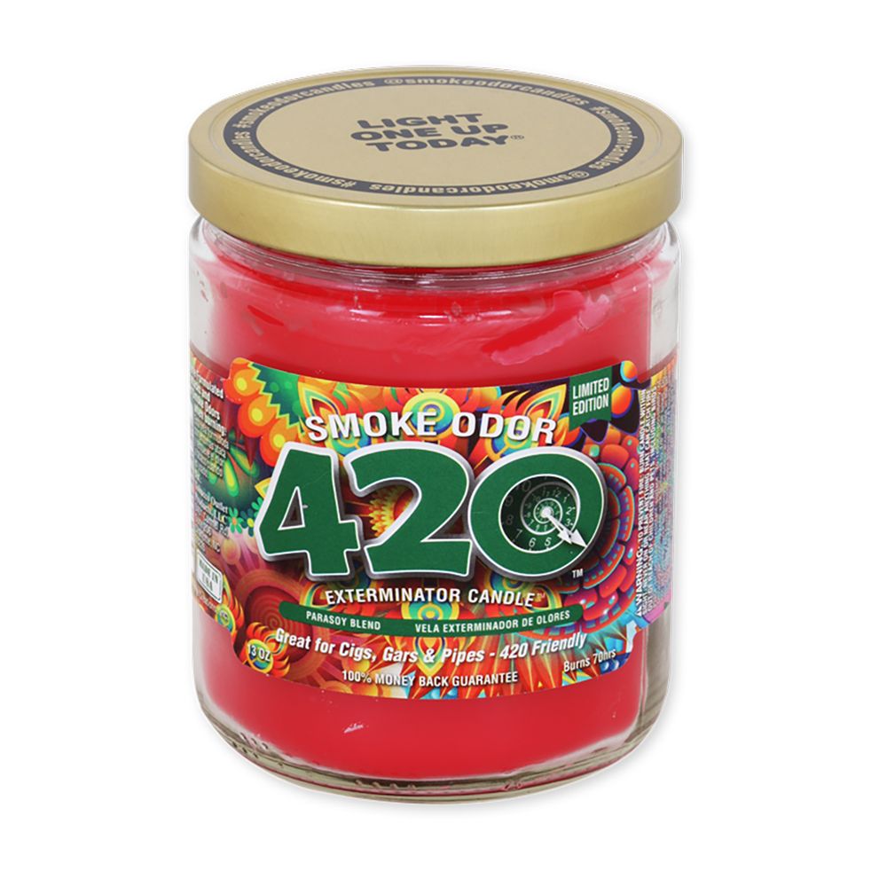 Smoke Odor Exterminator Candle | Ultimate 420 Series Limited Edition | 13oz - Discreet Smoker