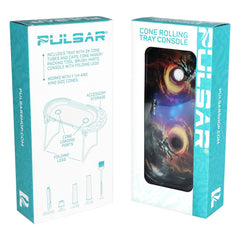 Pulsar Elevated Cone Rolling Tray Console | 9.25"x4.25" - Discreet Smoker