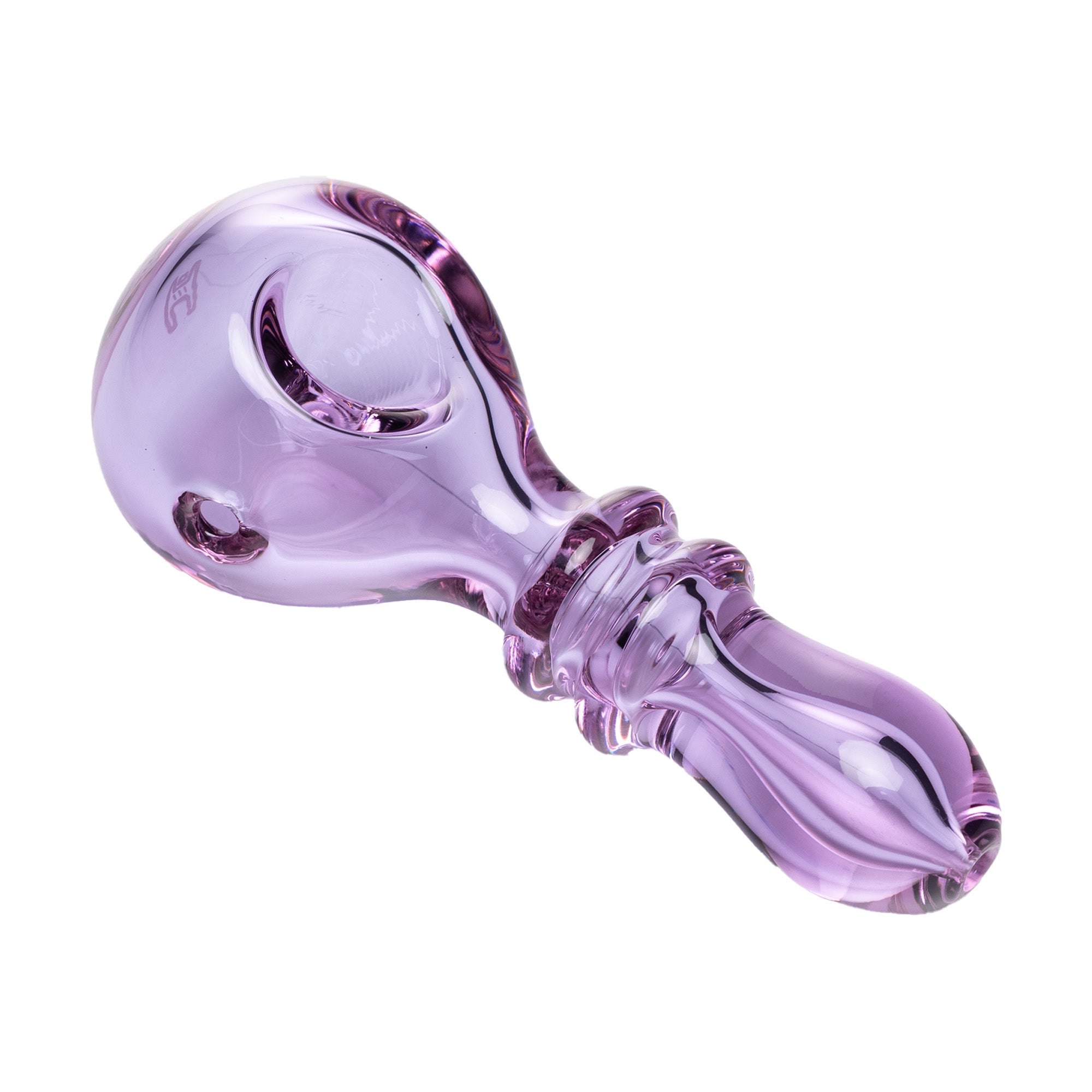 Human Grade Double Ring Spoon Pipe - Discreet Smoker