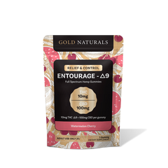 Gold Naturals Entourage Δ9 Gummy - Discreet Smoker