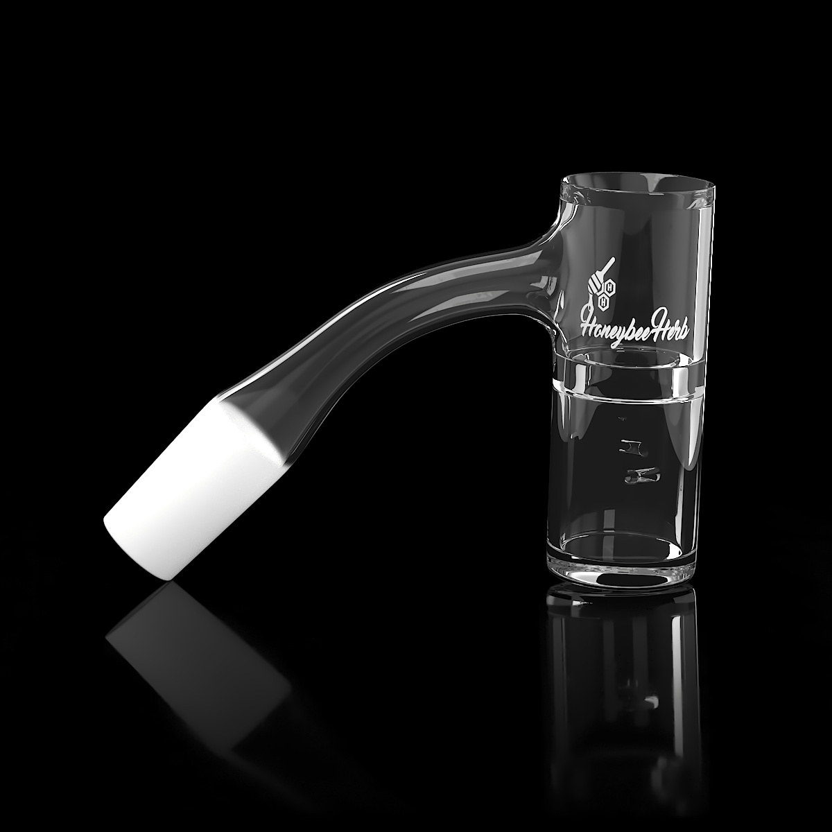 HONEY WELL QUARTZ BANGER - 45° DEGREE | BL - Discreet Smoker