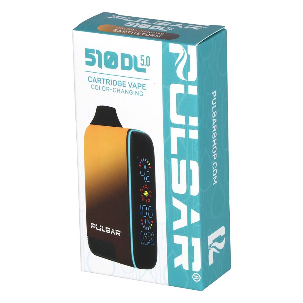 Pulsar 510 DL 5.0 Precision Voltage Control LCD Screen Vape Bar | Thermo Series | 1000mAh - Discreet Smoker