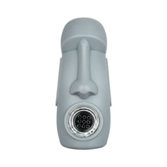 Stoned Head Statue Silicone Hand Pipe - 3.25" - Discreet Smoker