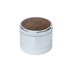 Stache Products Wood Lid Grynder | 3pc | 2.5" - Discreet Smoker