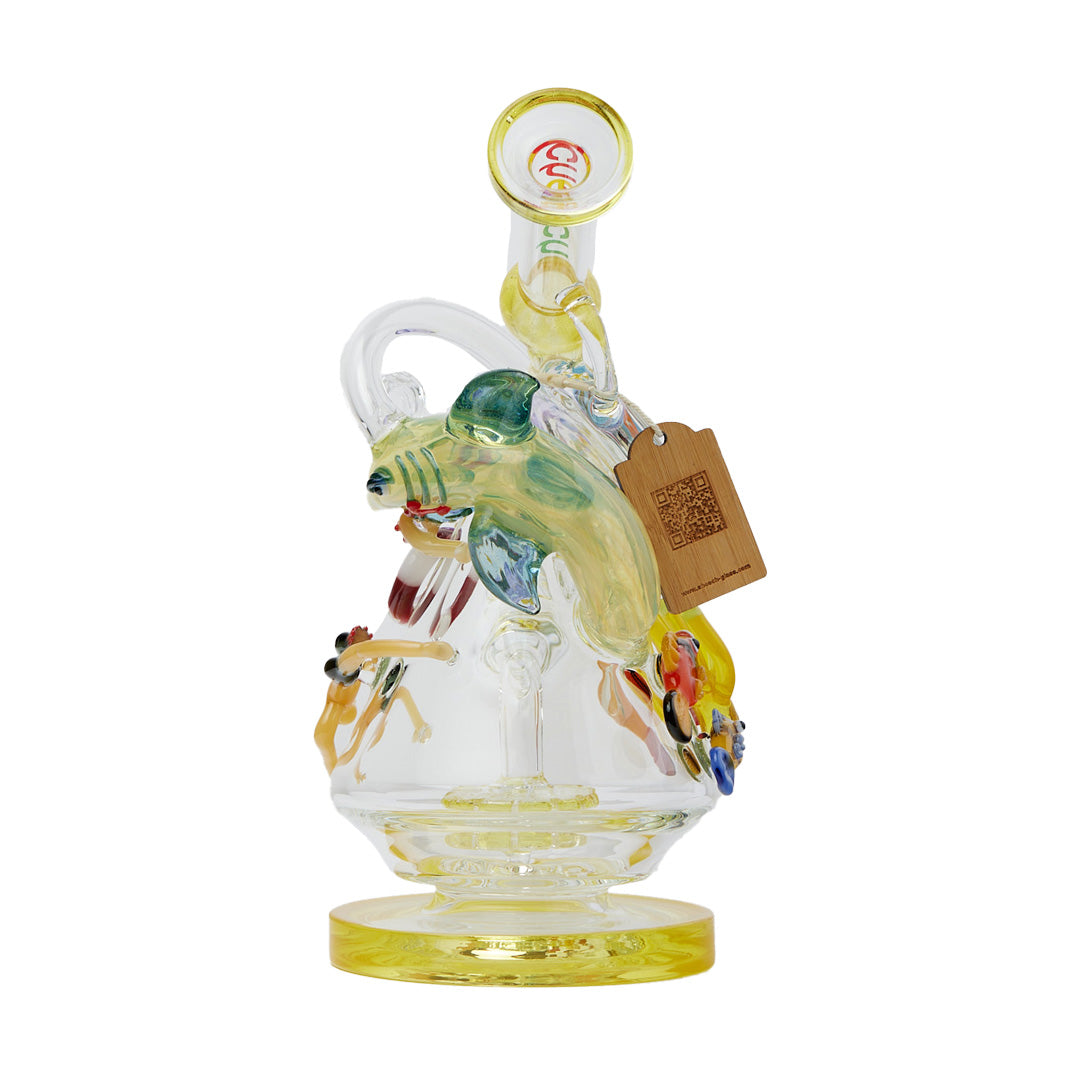 Cheech Glass 10.5" Shark Attack Rig - Discreet Smoker