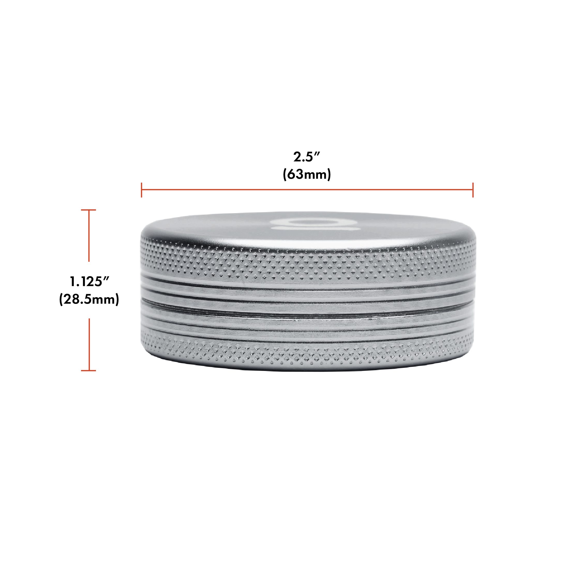 Ongronk 2 Piece Magnetic Grinder (50 mm) - Discreet Smoker