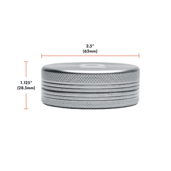 Ongronk 2 Piece Magnetic Grinder (50 mm) - Discreet Smoker