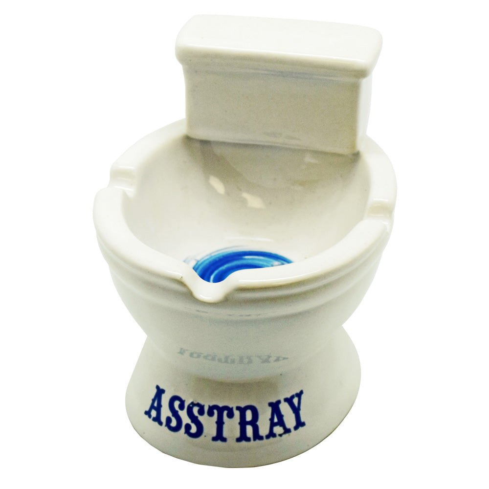 Toilet Asstray Ceramic Ashtray - Discreet Smoker