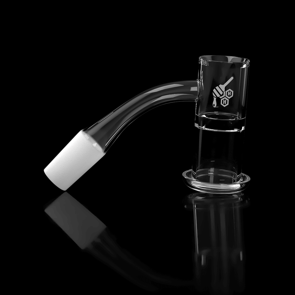 HONEYSUCKLE XL QUARTZ BANGER - 45° DEGREE | YL - Discreet Smoker