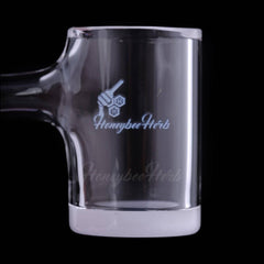 HONEY & MILK BEVEL QUARTZ BANGER - 45° DEGREE | BL - Discreet Smoker