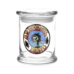 Grateful Dead x Pulsar Pop Top Jar - Skull and Roses Circle / 1/2oz - Discreet Smoker