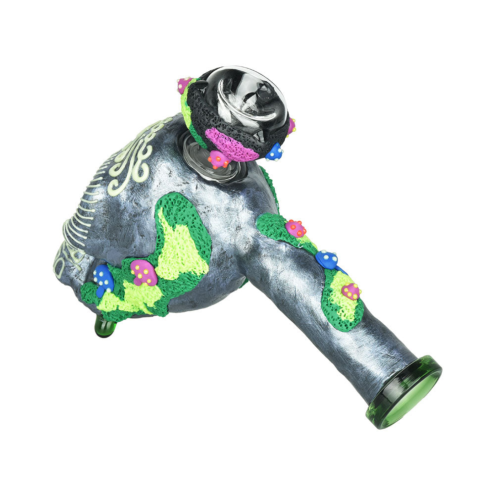 Pulsar Voodoo Skull Bubbler Pipe - 8" / 19mm F - Discreet Smoker