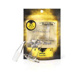 Honeybee Herb Beehive Quartz Banger - 90° - Discreet Smoker