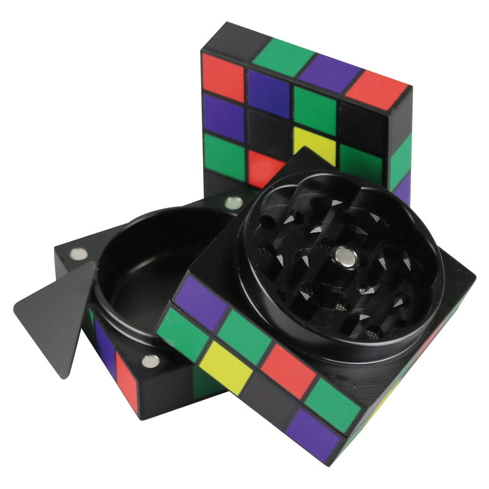 Puzzle Cube Grinder - 4pc / 2" - Discreet Smoker