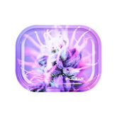 Pulsar Mini Metal Rolling Tray - Flowering / 7"x5.5" - Discreet Smoker