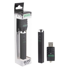 Ooze Quad Flex Temp Square Vape Pen 510 Battery - Discreet Smoker