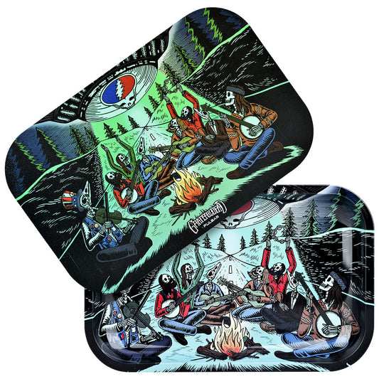 Grateful Dead x Pulsar Rolling Tray Kit | 11"x7" | Close Encounters - Discreet Smoker