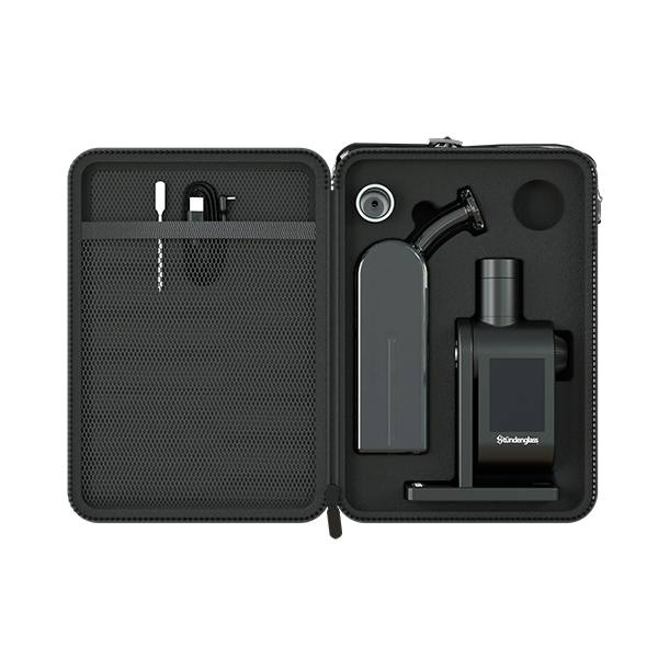 Stündenglass Modül + Dok Deluxe Travel Set - Gray Glass - Discreet Smoker