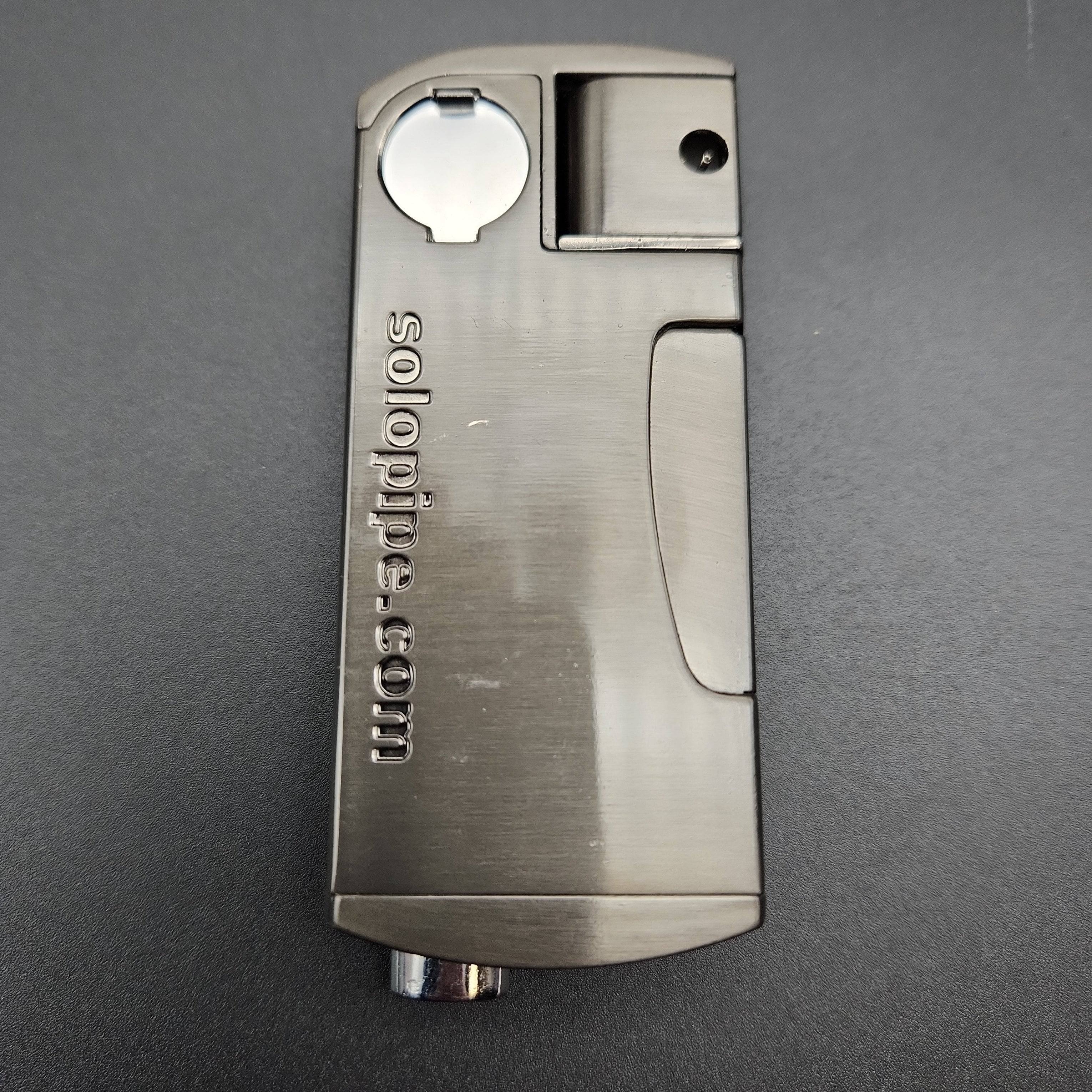 Solo Pipe - Self Lighting Metal Hand Pipe - Discreet Smoker