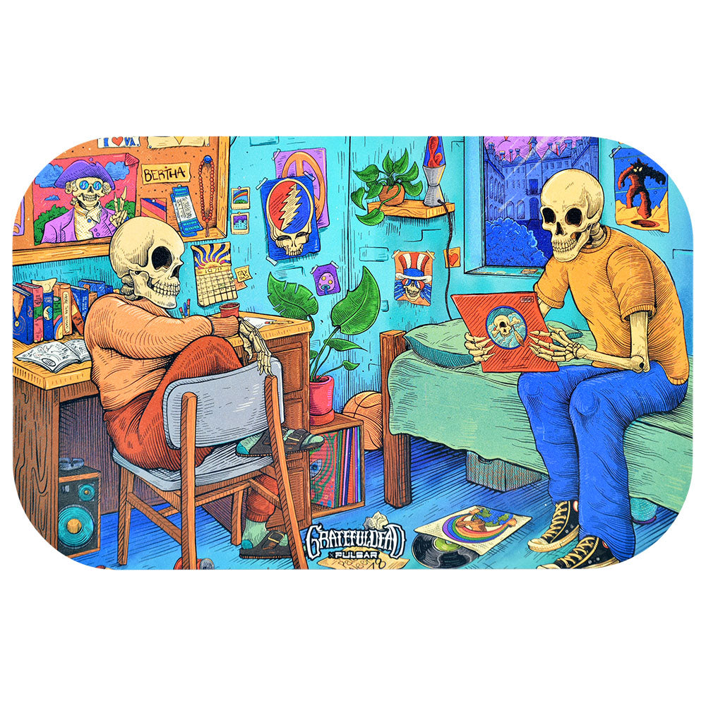 Grateful Dead x Pulsar Rolling Tray Kit | 11"x7" | Roomies - Discreet Smoker