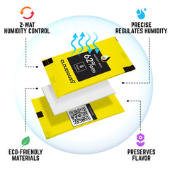 62% 2-Way Humidity Pack Regulator - 12 Count - Discreet Smoker
