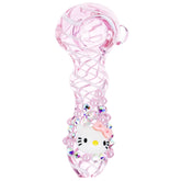 Hello Kitty Glass Spoon Pipe - 4" - Discreet Smoker