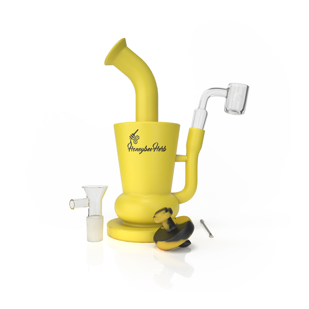 Honeybee Herb Dab Rig/Bong Travel Kit - Discreet Smoker