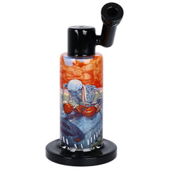 Grateful Dead x Pulsar Inside Print Water Pipe - 8.5" / 14mm F / Boxer - Discreet Smoker
