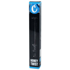 Cookies Honey Twist Glass Dab Straw w/ Integrated Tip - Discreet Smoker