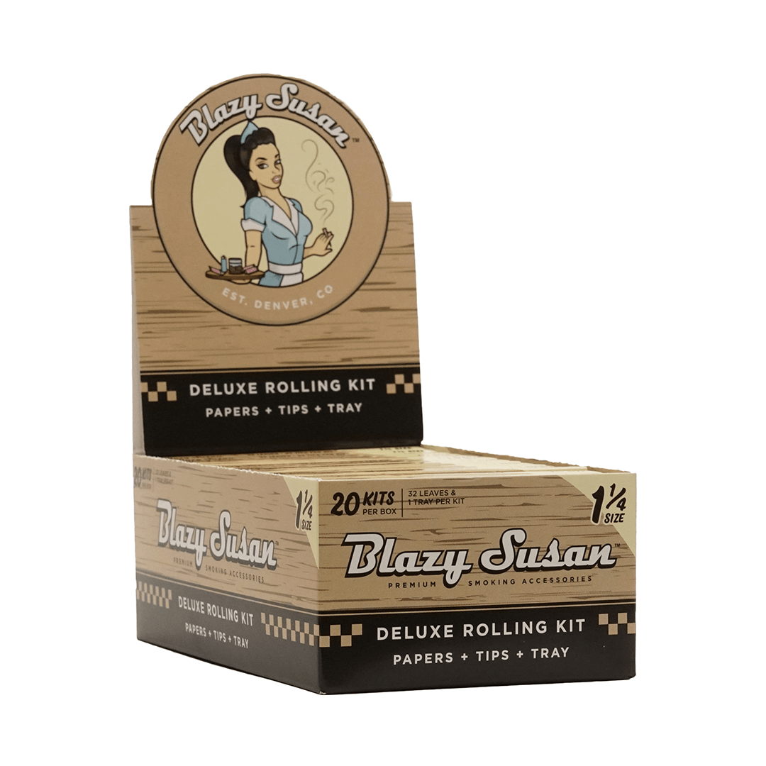 Blazy Susan Unbleached Rolling Papers - Discreet Smoker