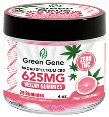 Green Genie CBD Vegan Pectin Infused Gummies w/ B12 Vitamins (625MG - 2500MG) - Discreet Smoker