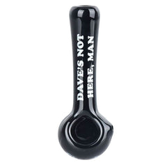 Cheech & Chong Dave's Not Here, Man Glass Spoon Pipe - 4.5" - Discreet Smoker