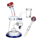 Grateful Dead x Pulsar Lightning Bell Dab Rig Set - 7.5" / 14mm F - Discreet Smoker
