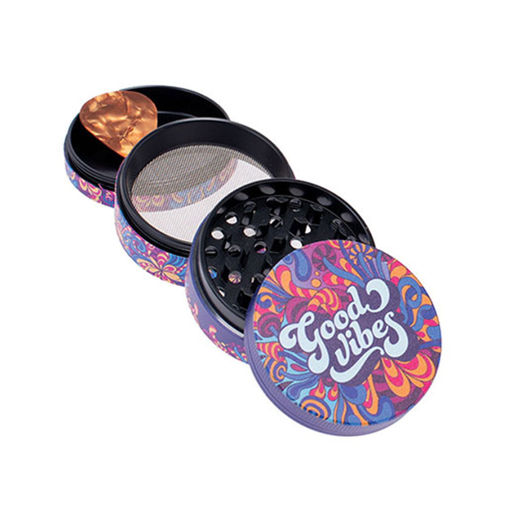 GOOD VIBES WACKY GRINDER - Discreet Smoker