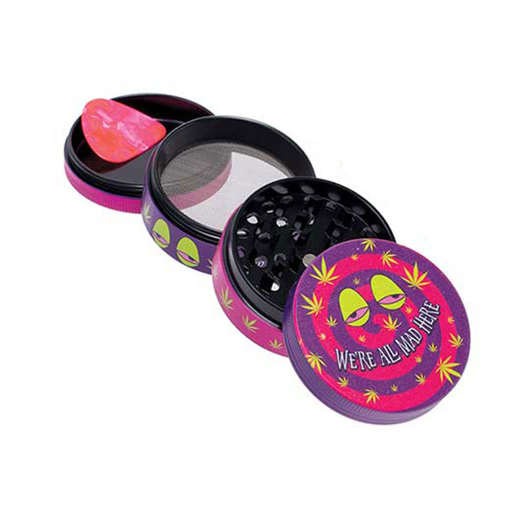 WE'RE ALL MAD HERE WACKY GRINDER - Discreet Smoker