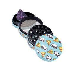 PANDA PIZZA WACKY GRINDER - Discreet Smoker
