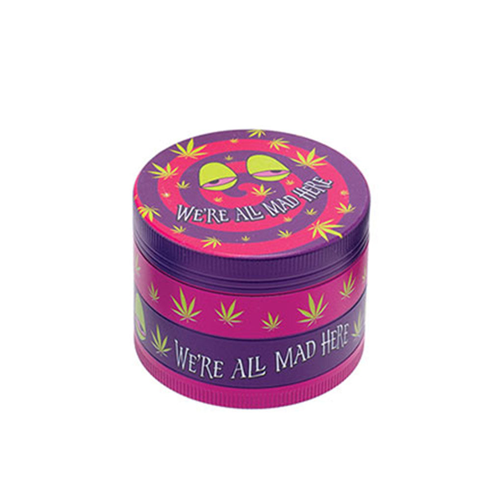 WE'RE ALL MAD HERE WACKY GRINDER - Discreet Smoker