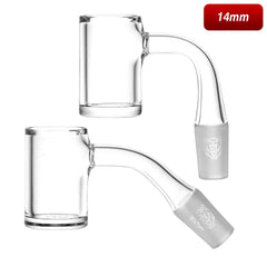 Bear Quartz V2 Flat 25MM Banger | 14mm M - Discreet Smoker